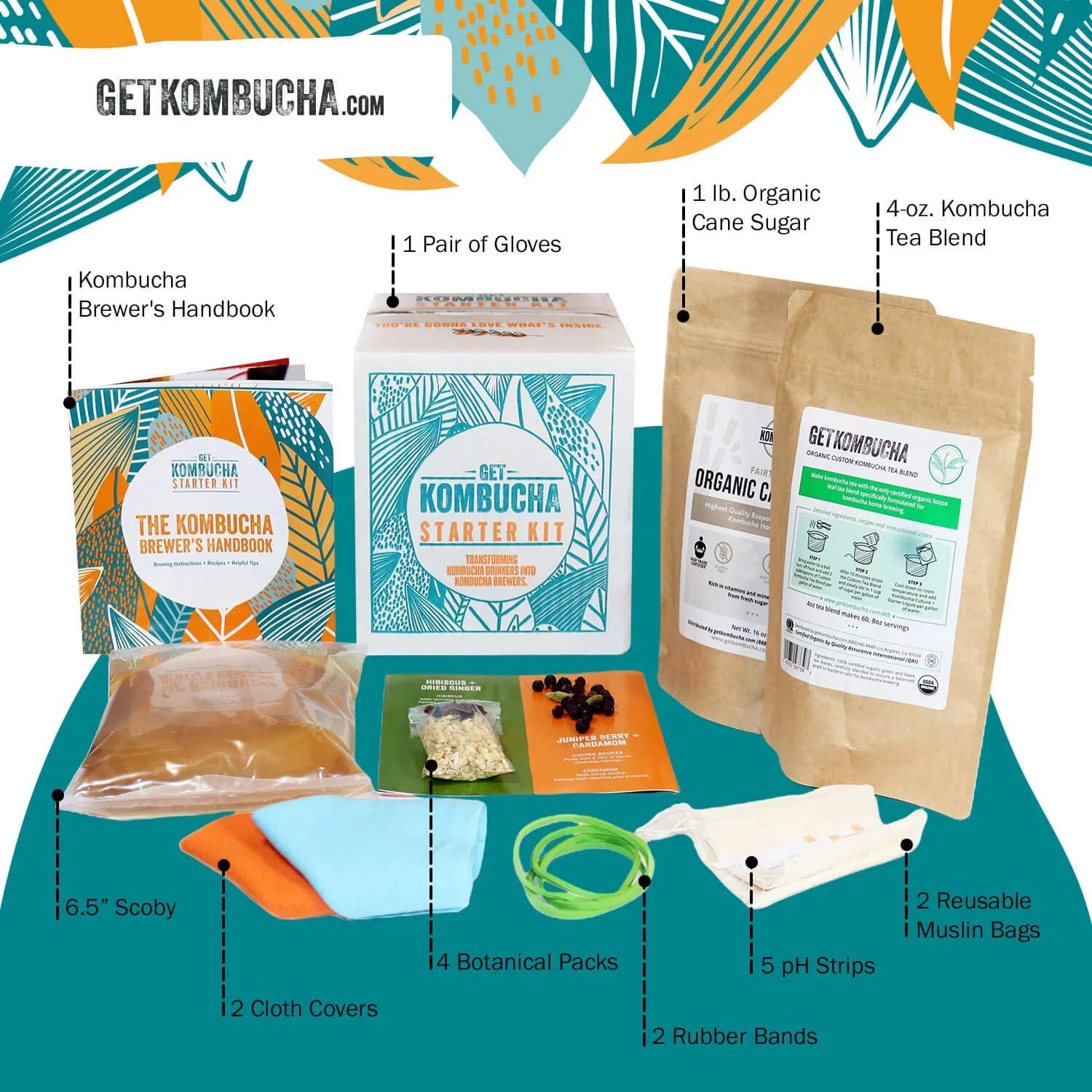 Kombucha Brewing Starter Kit N1374