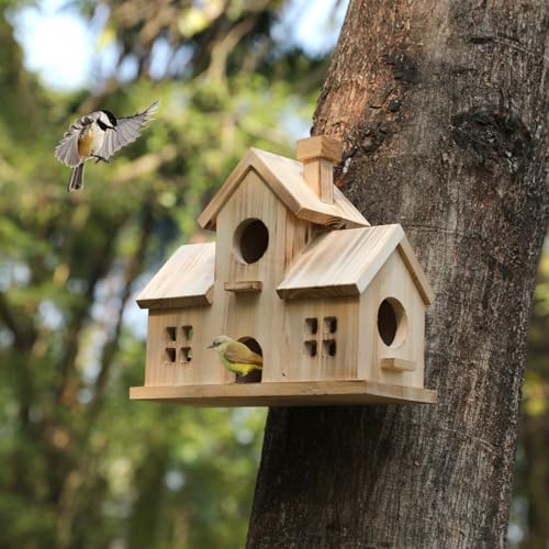 Large Wooden Hanging Birdhouse M76766