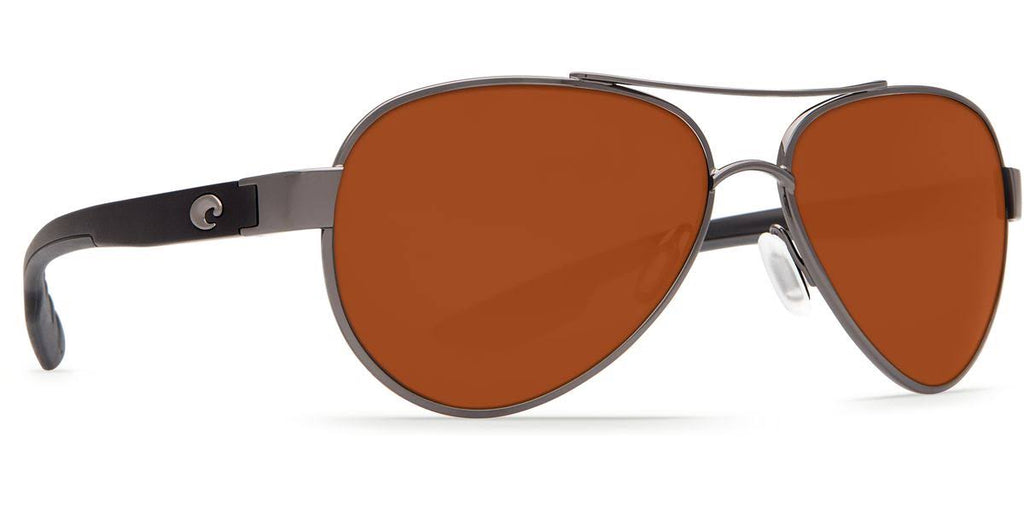 Gunmetal Square Sunglasses Copper Lens S150