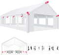 White 20x40 Heavy Duty Party Tent with Removable Sidewall S5381