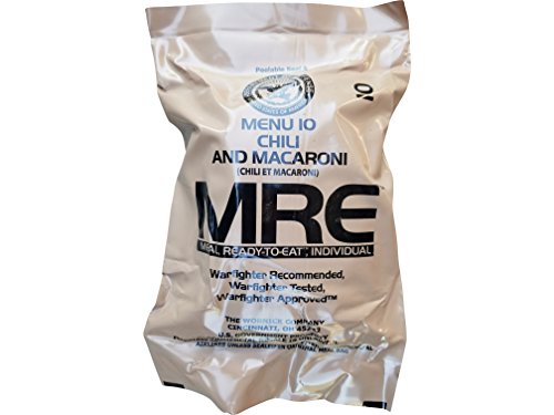 2018 US Military MRE Complete Meal (Chili Macaroni) W894