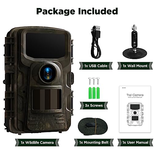 2K 36MP Trail Camera with Night Vision D54726