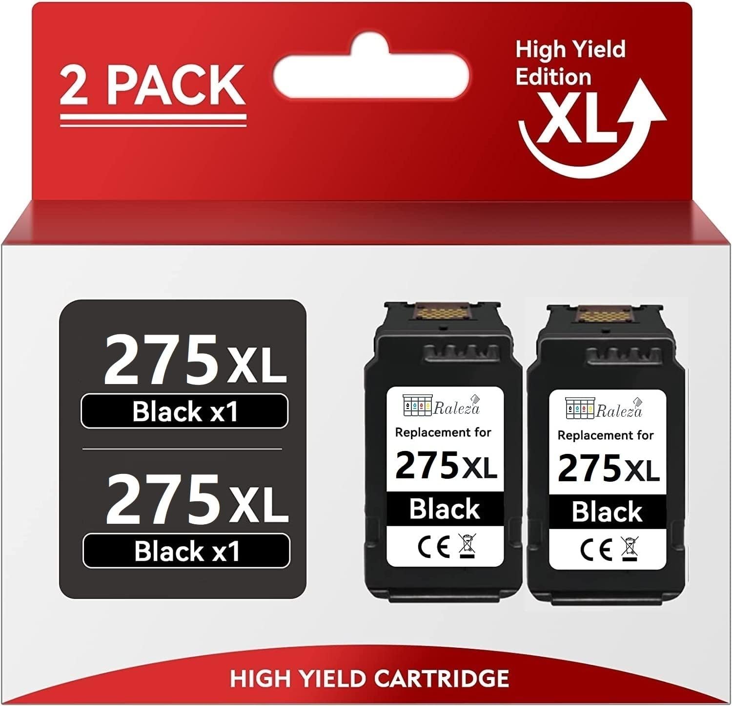 Black Ink Cartridge, 2 Pack K836