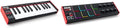 USB MIDI Keyboard and USB MIDI Controller with 25 Synth Keys and 8 RGB MPC Drum Pads V524707