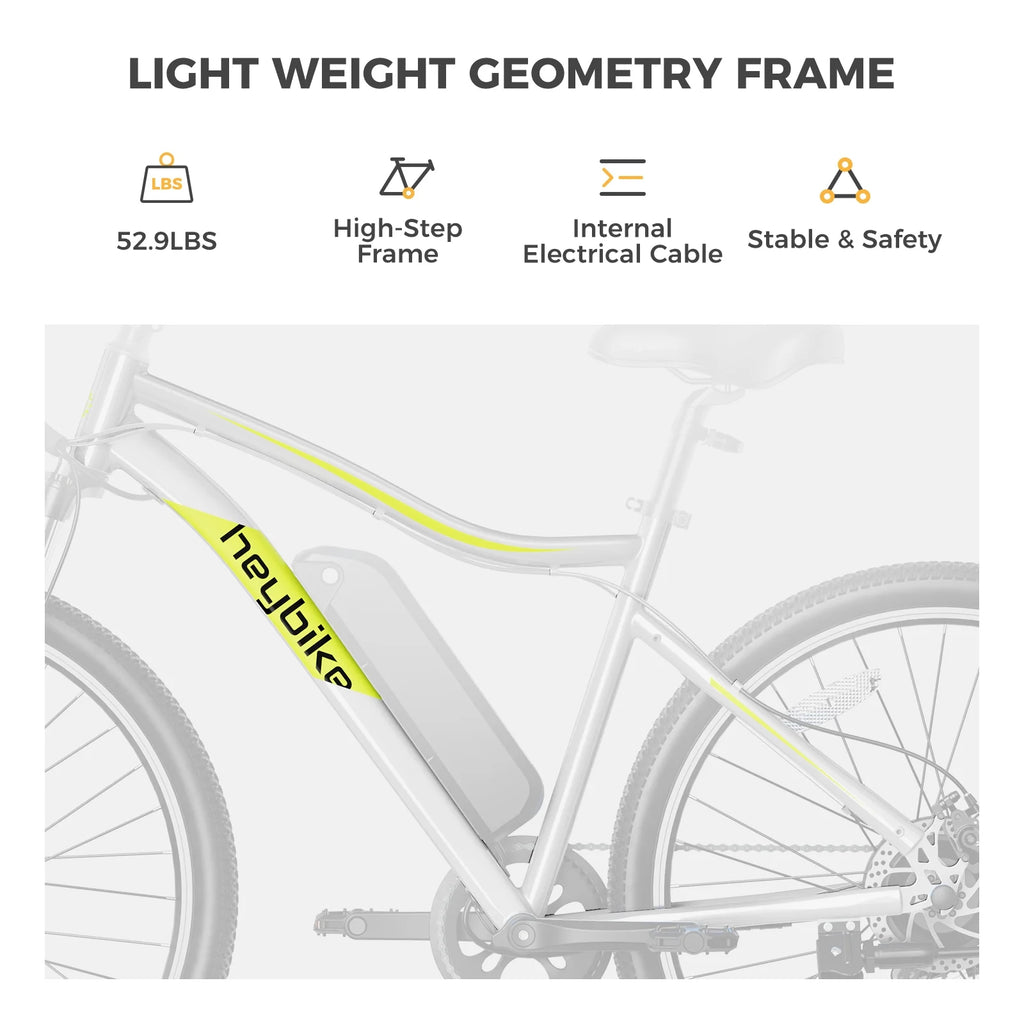 Electric Bike with 500W Motor, 48V 12.5AH Removable Battery, 27.5" 7-Speed Front Suspension D210214