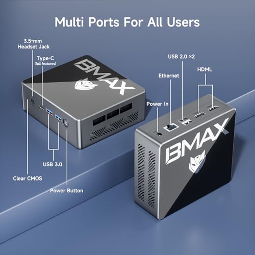 Mini PC Intel N100 16G DDR4 512GB SSD Win-11 Pro D91451
