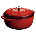 7.5 Quart Enameled Cast Iron Dutch Oven Red S554