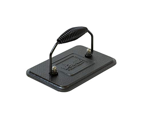 Reversible Cast Iron Grill/Griddle 9.5 x 16.75 Inch Pre-Seasoned Black O380349