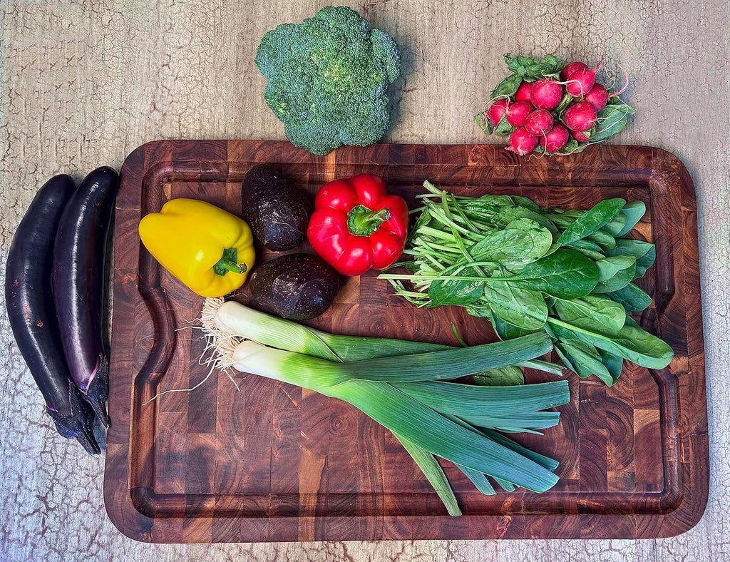 24" x 16" x 1" Acacia HardWooden Cutting Board L762