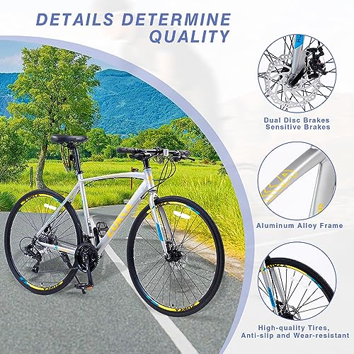 700C Aluminum Alloy Frame Road Bike V2590