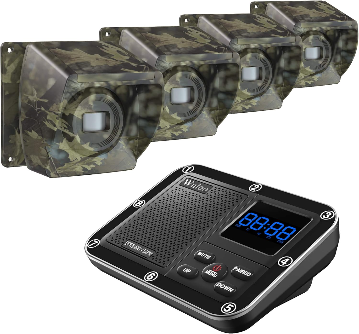 1800 Ft Wireless Outdoor Motion Sensor Driveway Alert System G507