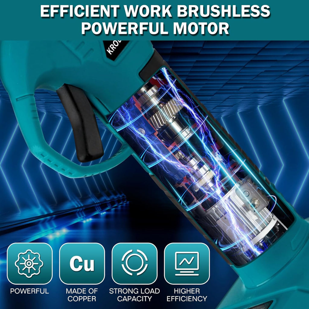 Electric Pruning Shears Cordless with 2 PCS Rechargeable 2.6Ah Lithium Battery and 3 Blades, 25mm Cutting Diameter G320