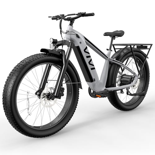 26" x 4.0 Fat Tire Electric Bike with 48V 15AH Battery G82022