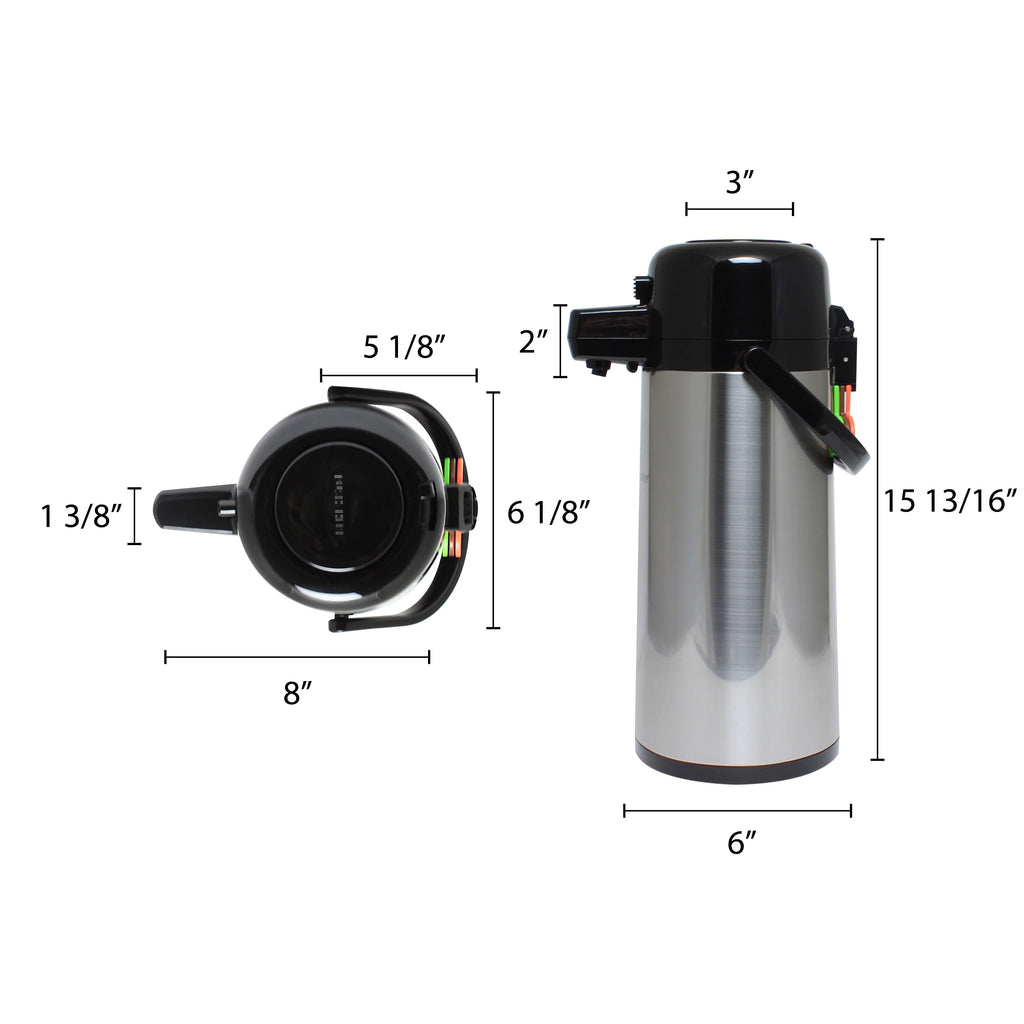 2.5 LITER Stainless Steel Airpot J2508