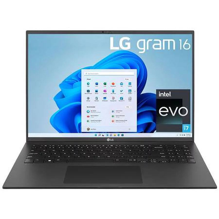 16" WQXGA Notebook Computer, Intel Core i7-1260P 2.1GHz, 16GB RAM, 1TB SSD, NVIDIA GeForce RTX 2050 4GB, Windows 11 Home, Charcoal Gray R24150