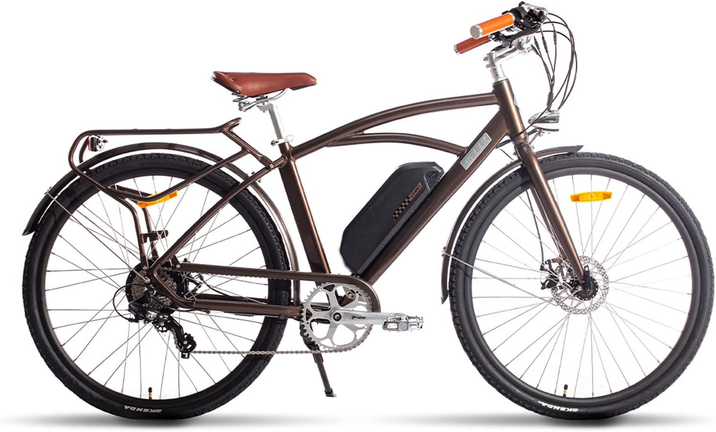500W 28" Electric Bike with 48V 12.8AH Lithium Battery and Shimano 7 Speed T920301