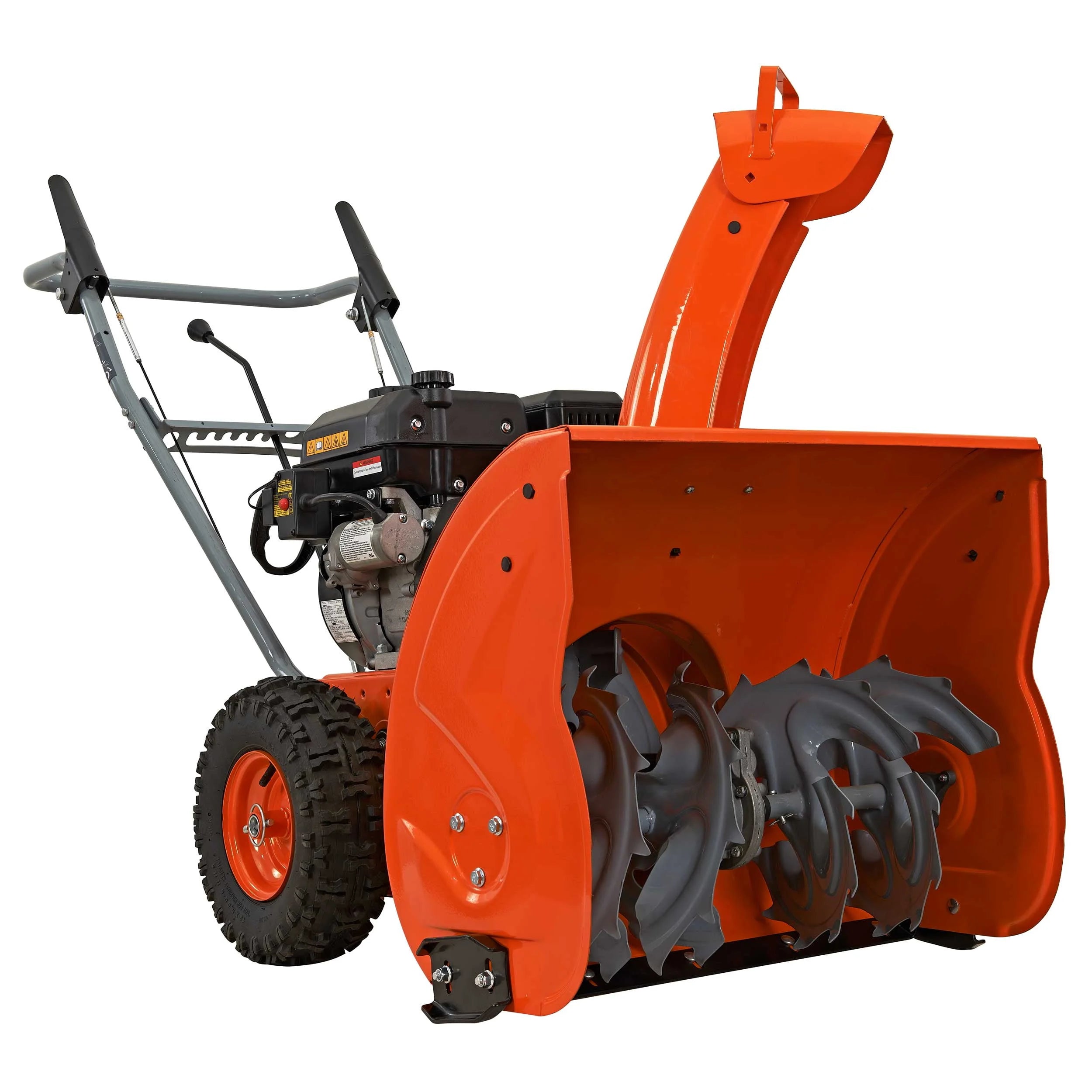 24 in. 212cc Two-stage Self-propelled Gas Snow Blower with Push-button Electric Start V485718