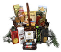 Gourmet Cheese, Sausage, Nuts & Snacks Gift Basket with Cheese Spreader Y918