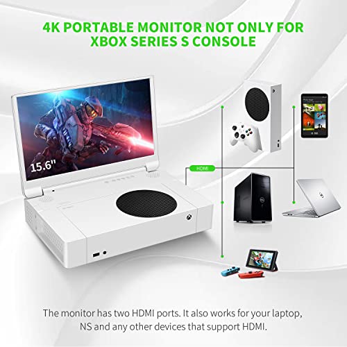15.6" 4K IPS Portable Gaming Monitor with Two HDMI Y4839