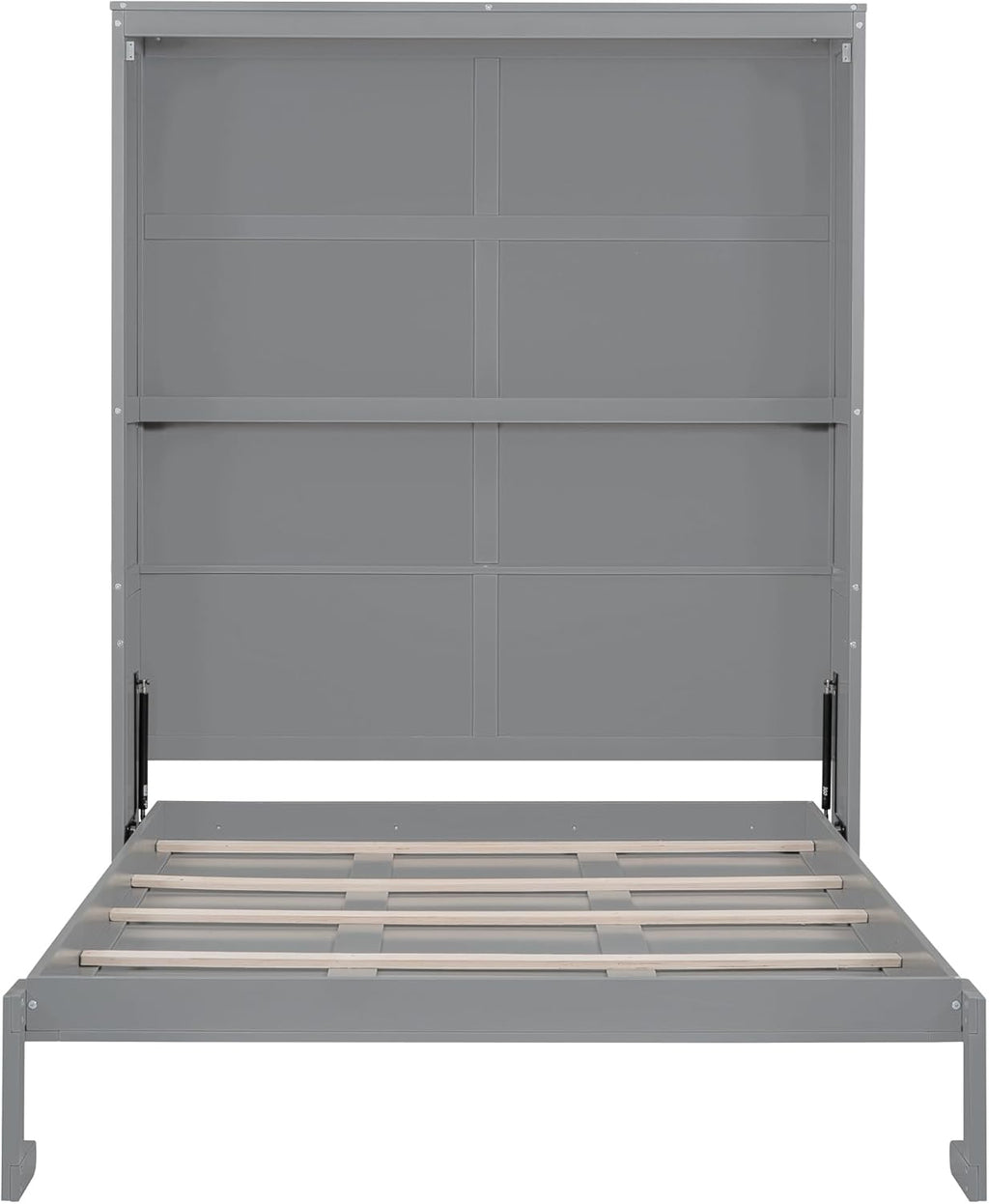 Queen Size Grey Wood Murphy Bed V359042