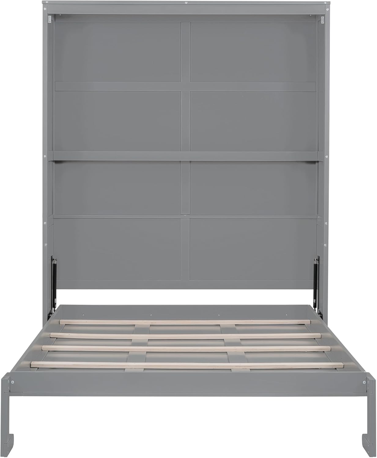 Queen Size Grey Wood Murphy Bed V359042