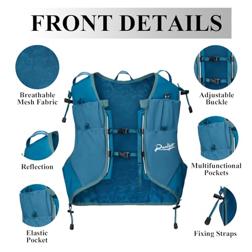 Lightweight Hydration Backpack with 1.5L Water Bladder U22782
