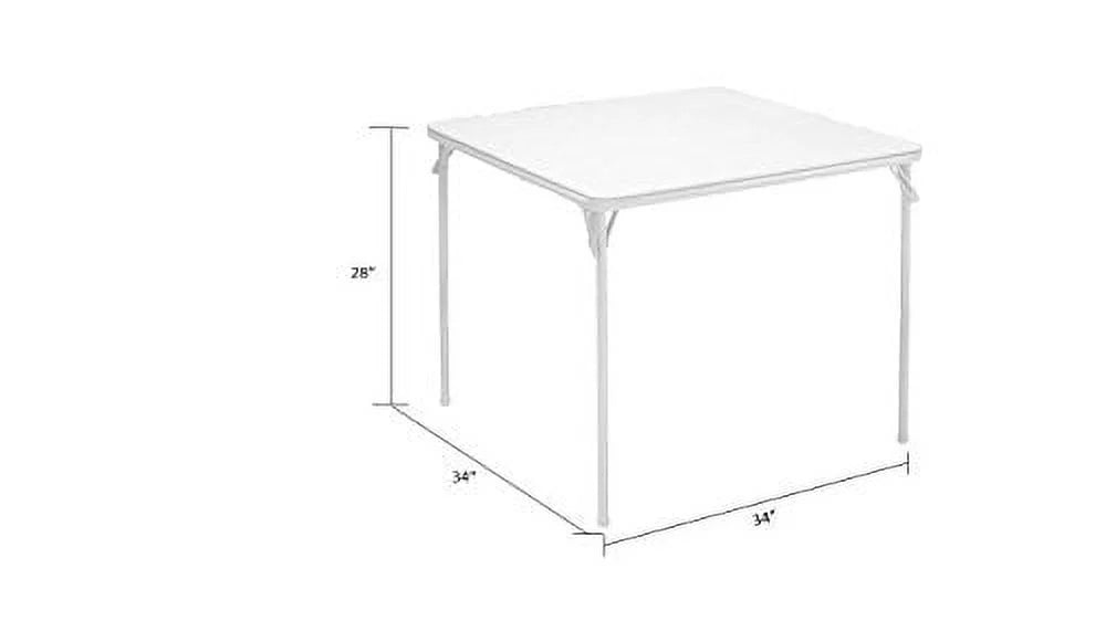 5-Piece Folding Table and Chair Set, Tan Q861627