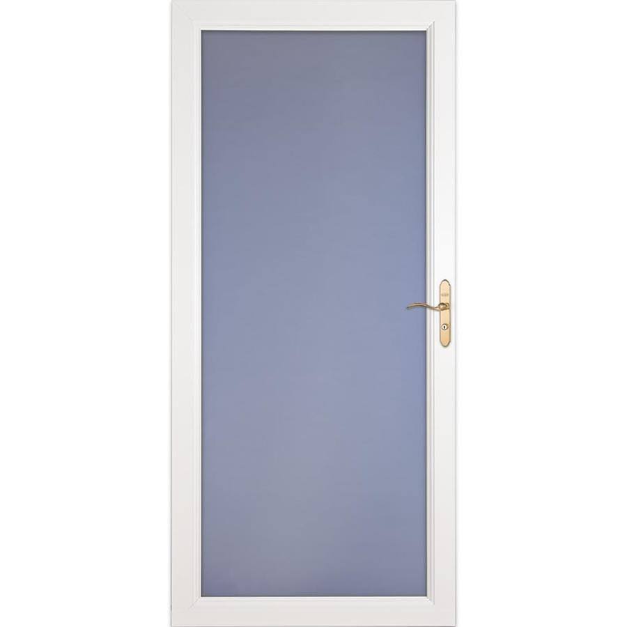 White Full-view Aluminum Storm Door 32-In x 81-In I68442