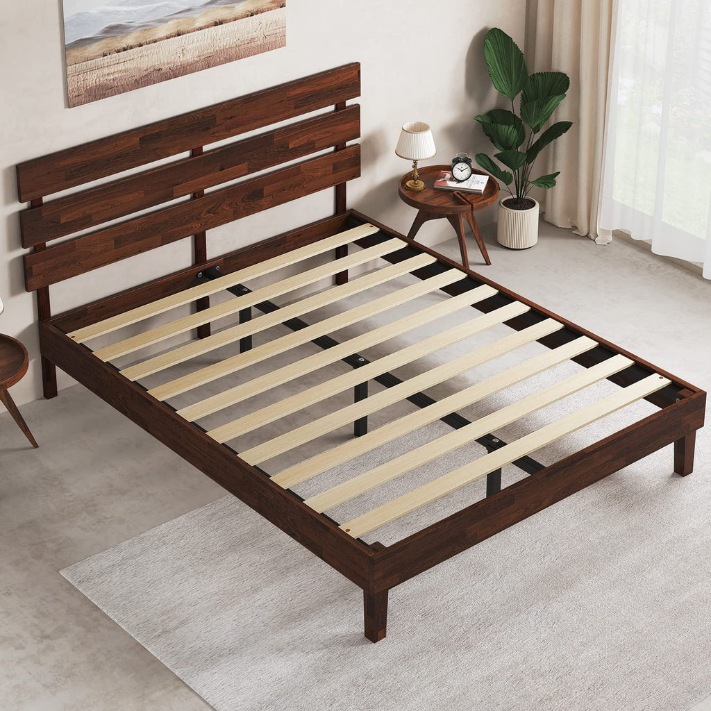14 Inch Queen Solid Wood Platform Bed X20294