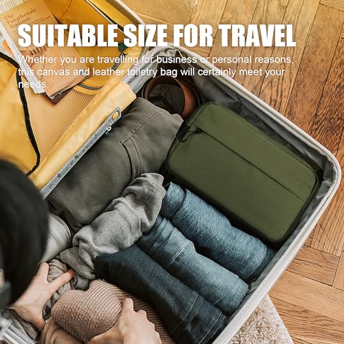 ArmyGreen Water Resistant Travel Toiletry Bag U27695