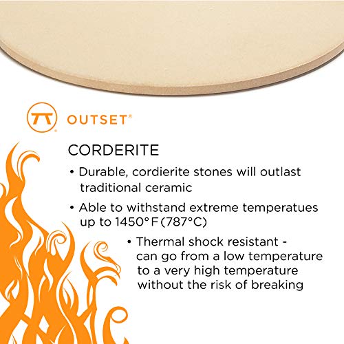 Set of 4 Pizza Grill Stone Tiles M8788