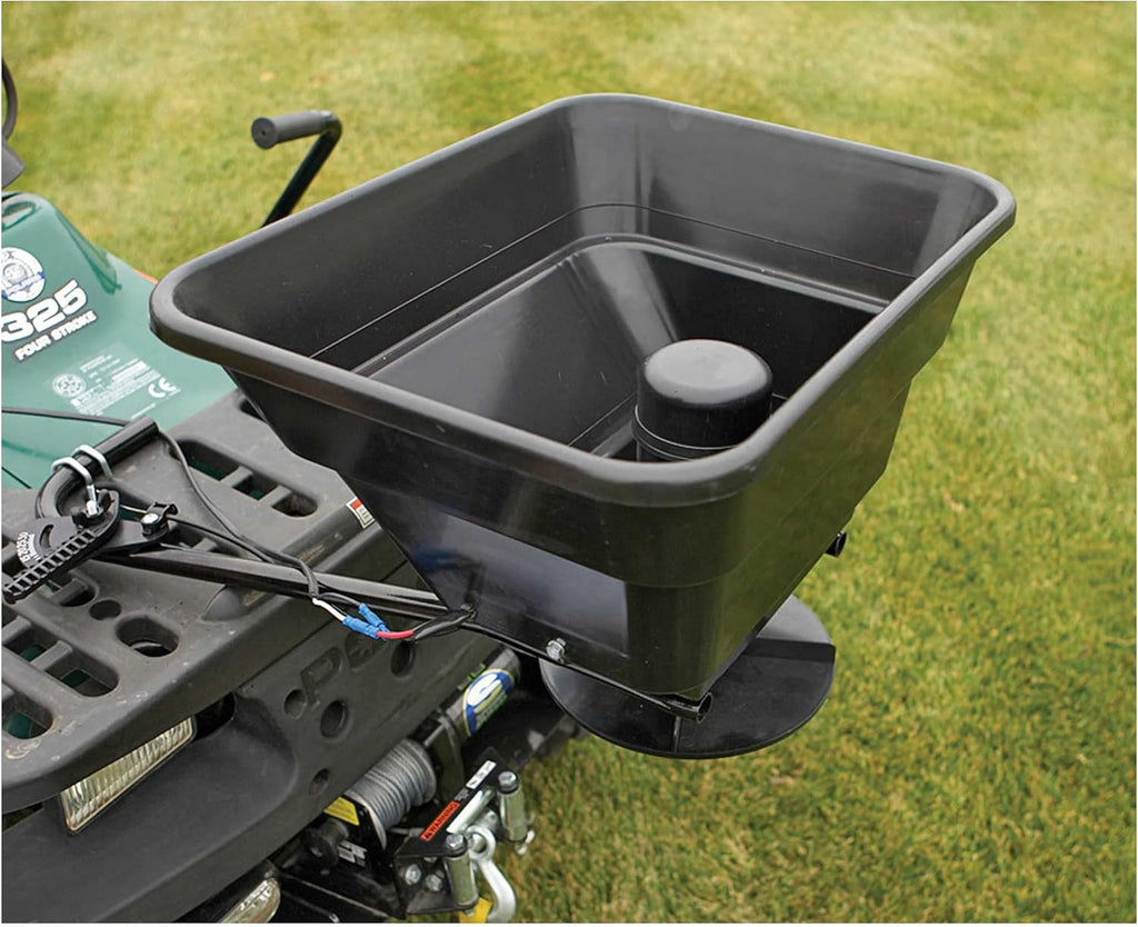 80-lbs Capacity Broadcast Spreader with Rain Cover F12696