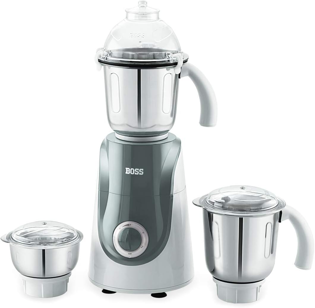 750W Wet & Dry Mixer Grinder with 3 Stainless Steel Jars S830