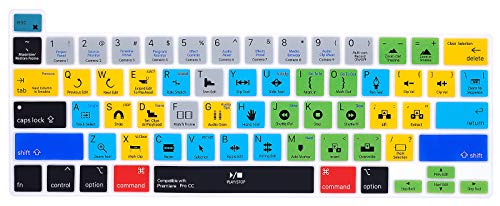 English Silicone Hotkey Keyboard Cover for MacBook Pro 16 inch B605