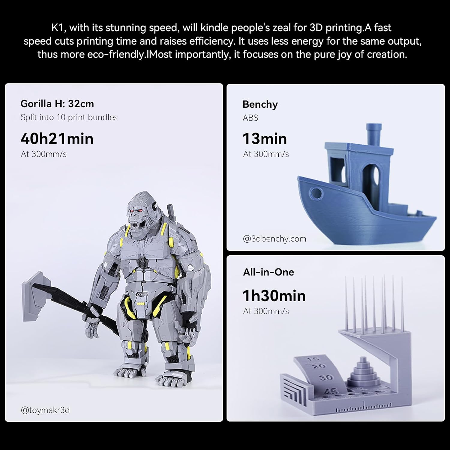 3D Printer Bundle with AI Camera L808