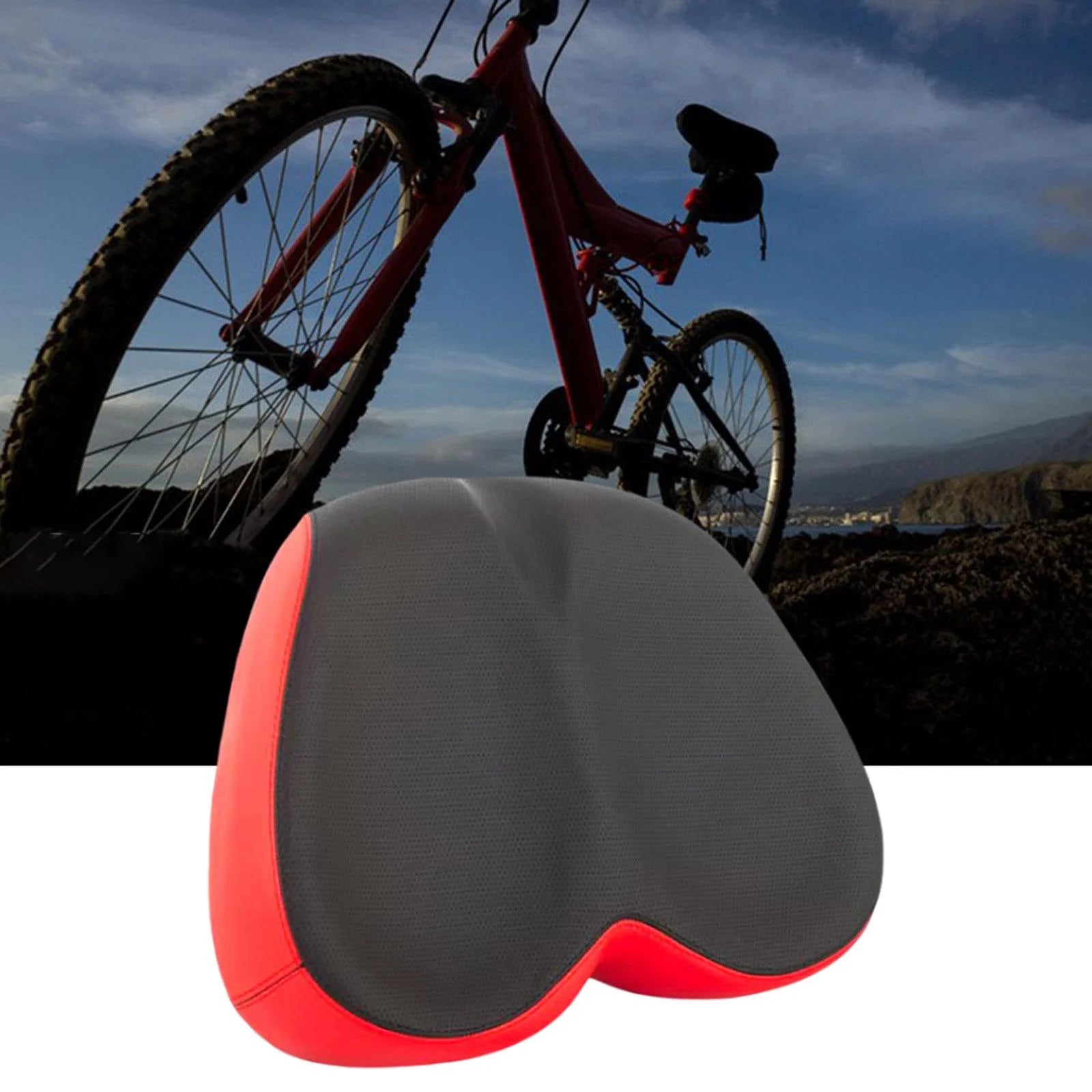 Red Indoor Bike Seat Cover Cushion U732225