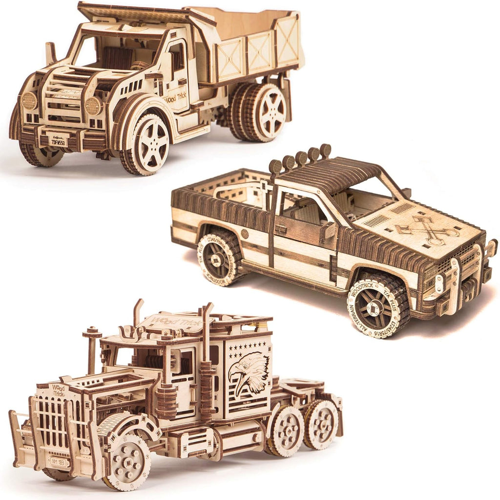 3D Wooden Puzzle Truck Bundle Y20126