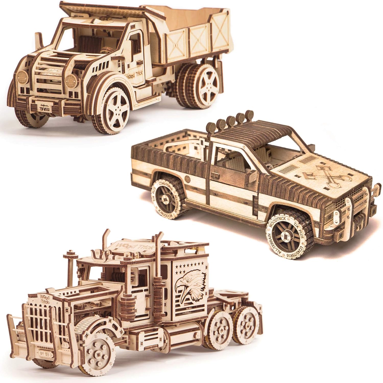 3D Wooden Puzzle Truck Bundle Y20126