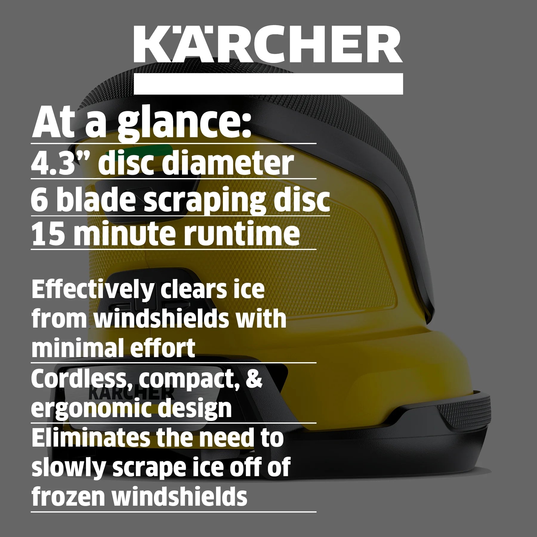 Cordless Electric Ice Scraper I875024
