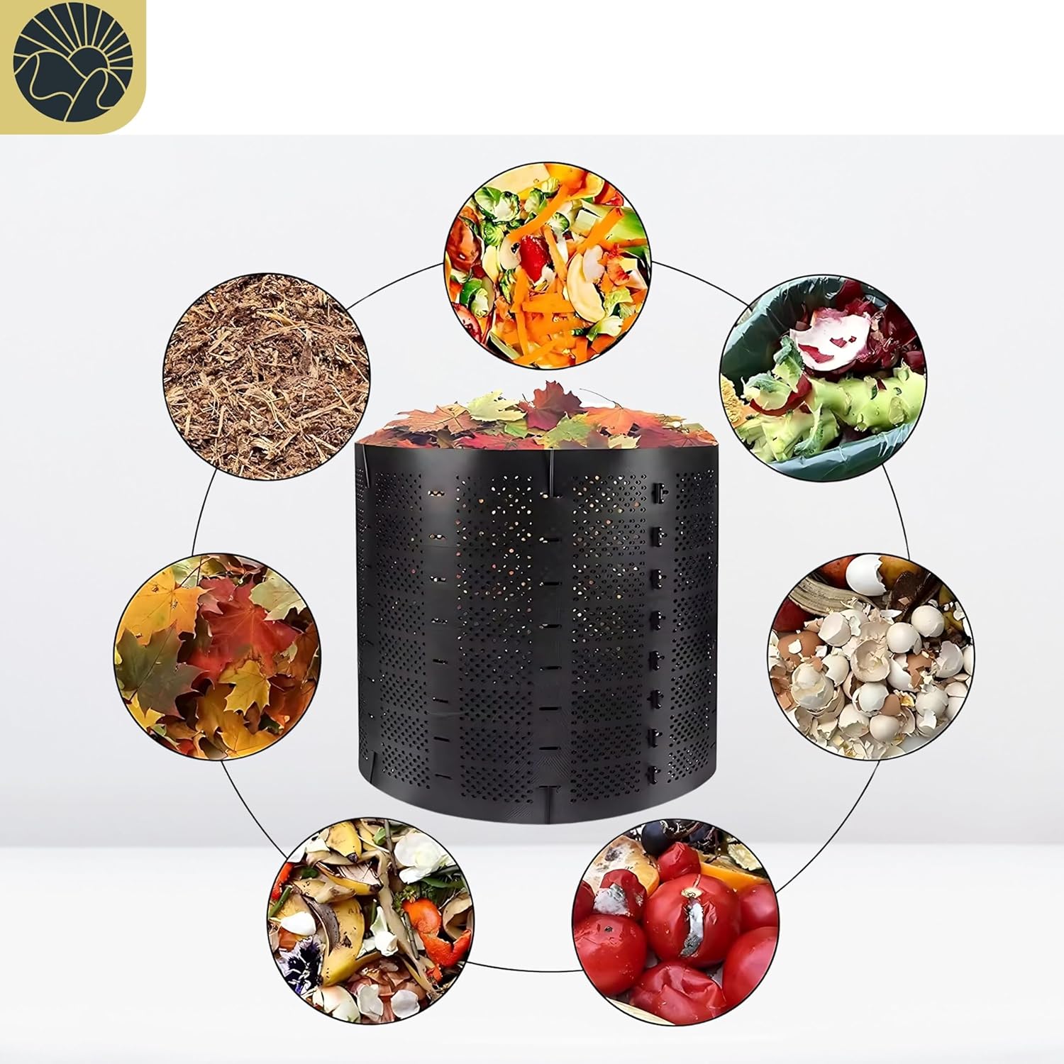 Large Capacity Outdoor Compost Bin F68345