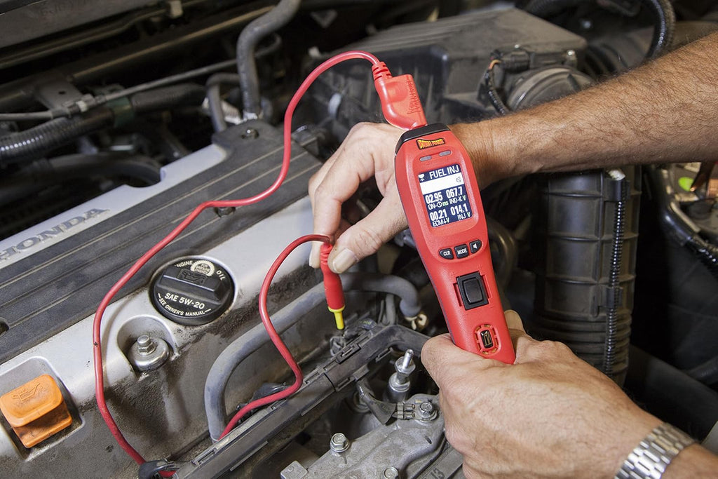 Red Power Probe IV with Case & Acc Car Diagnostic Test Tool Digital Volt Meter E5185