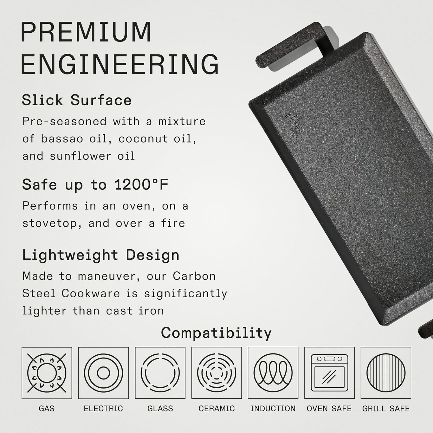 Carbon Steel Griddle Y58493