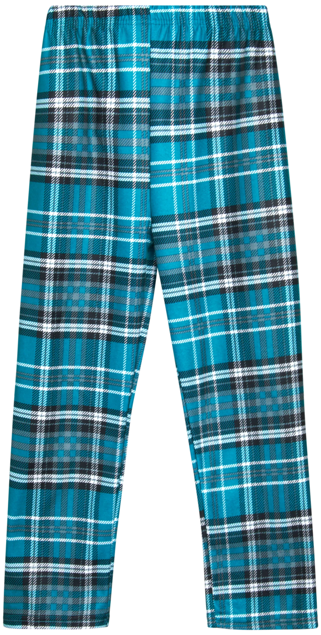Boy's Flannel Fleece Pajamas 4 Piece Long Sleeve Button Down Shirt and Pants Set H438