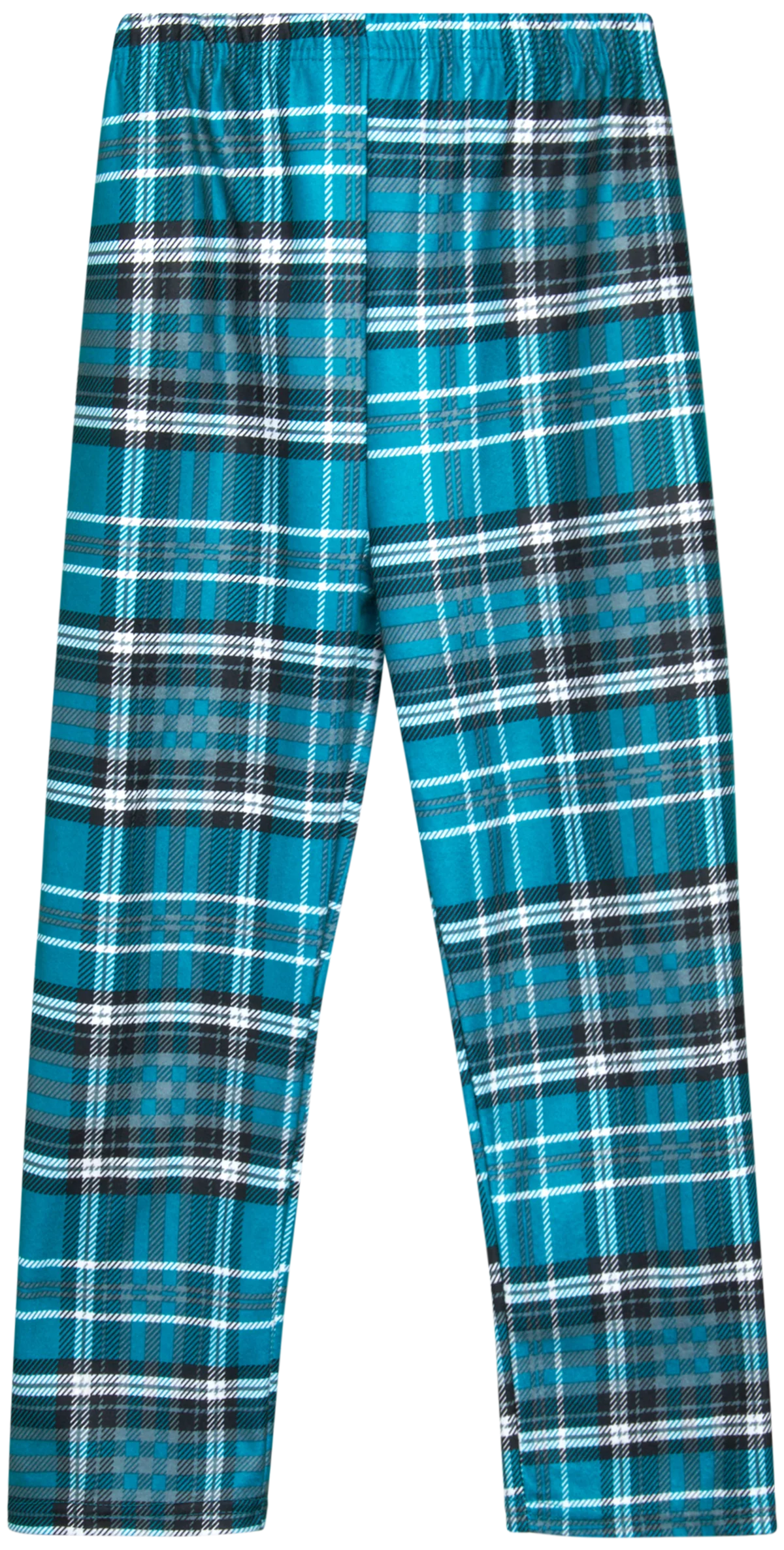 Boy's Flannel Fleece Pajamas 4 Piece Long Sleeve Button Down Shirt and Pants Set H438
