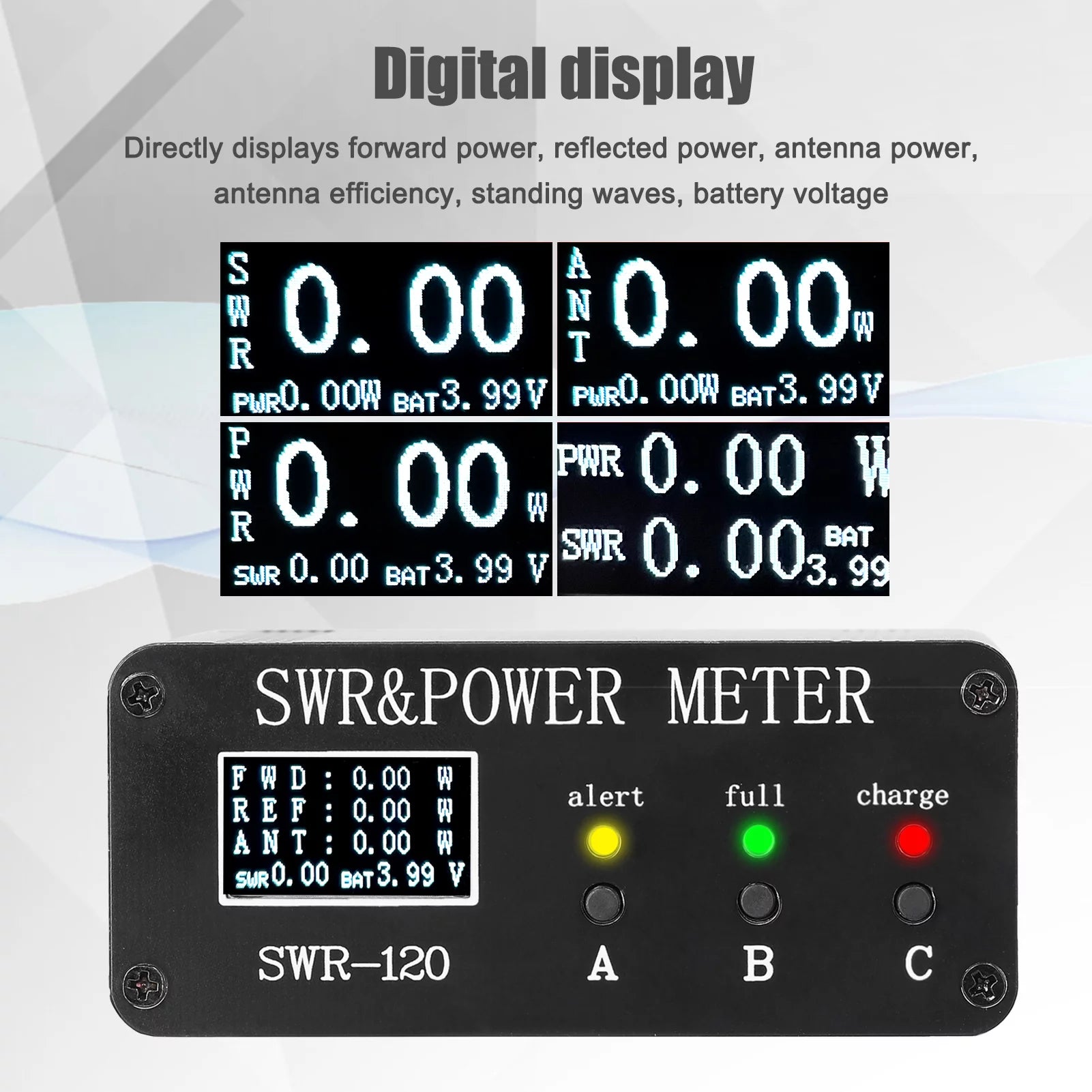 Short Waves Meter Power Watt Meter SWR Meter C26864