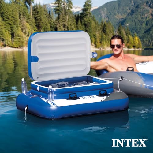 72 Can Beverage Cooler Float with Lid, 2 Pack B269870