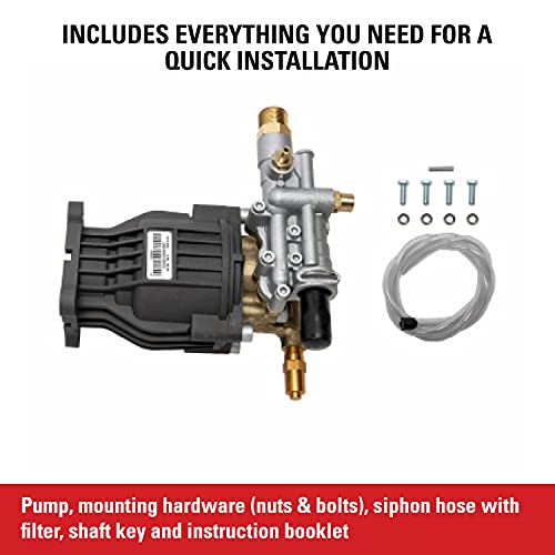 Replacement Pressure Washer Pump Kit, 3400 PSI, 2.5 GPM, 3/4" Shaft E45554