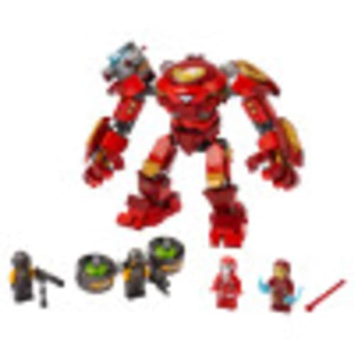 LEGO Marvel Avengers Iron Man Hulkbuster Versus A.I.M. Agent 76164, Brick-Build Avengers Playset with Minifigures (456 Pieces) K422