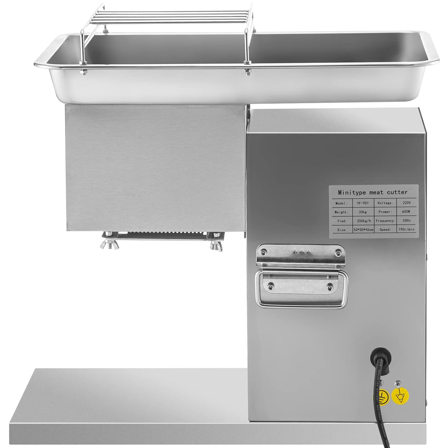 1100 LB/H 3mm Stainless Steel Electric Meat Slicer H16522