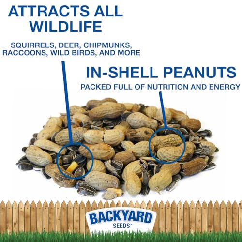 8 lb Squirrel & Chipmunk Food Mix with Sunflower Seeds, Peanuts & Corn G59866